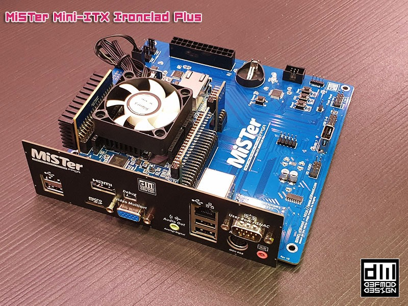 Mini-ITX Ironclad Plus PCB with back panel